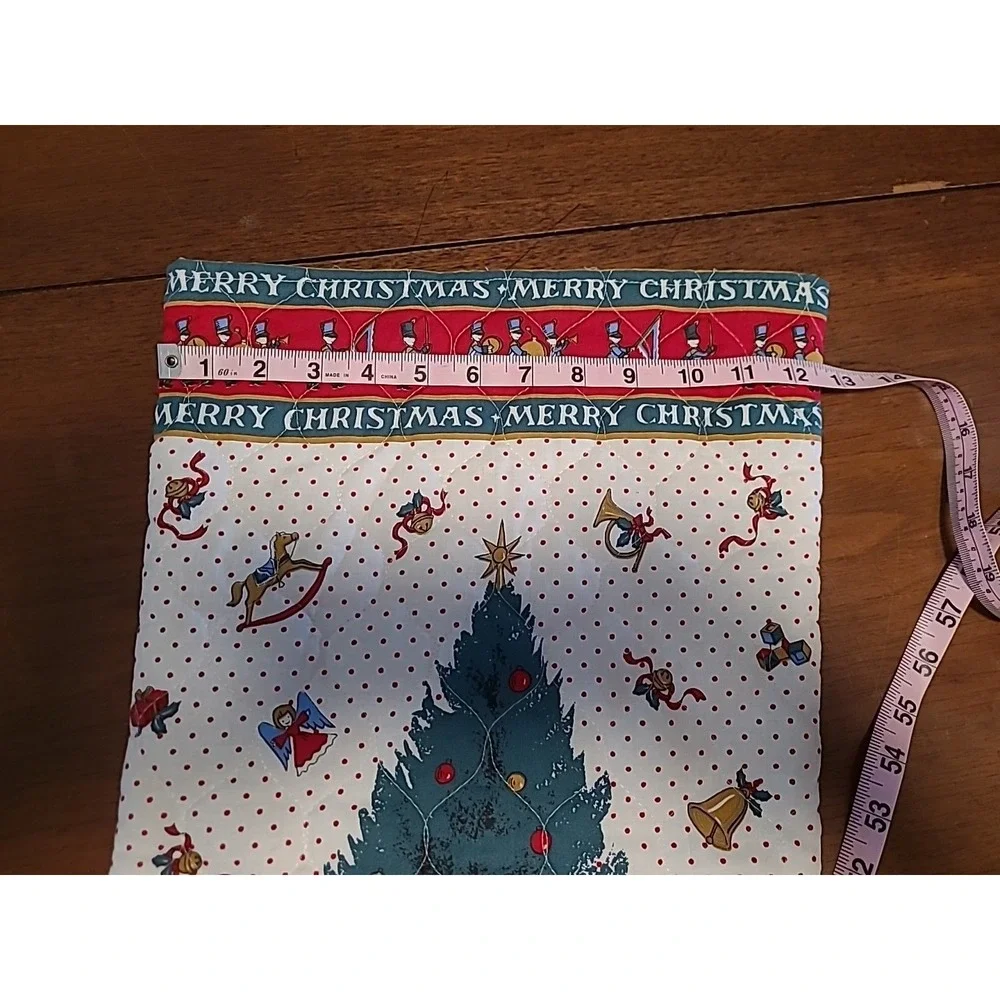 Big QUILTED CHRISTMAS STOCKING 31